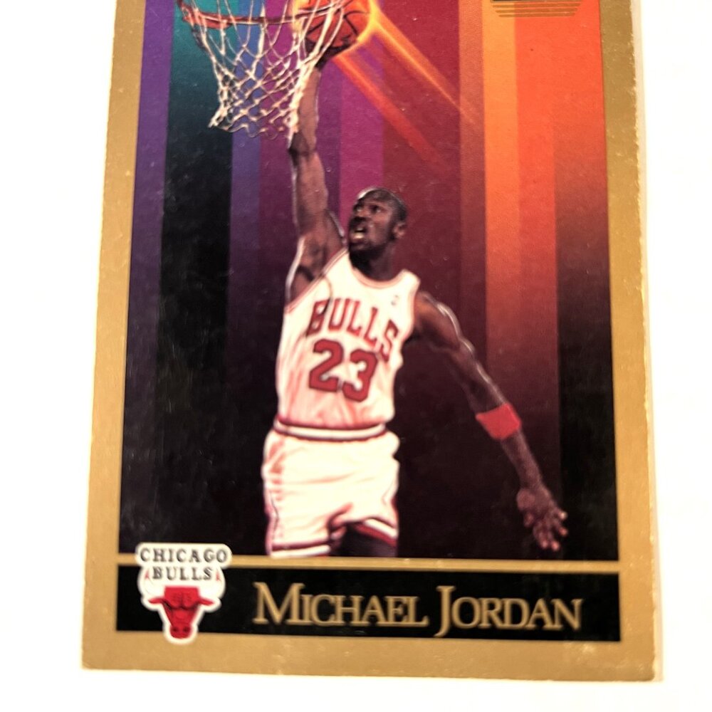 Michael Jordan Basketball #23 Chicago Bulls Vintage Card on Front-Back MJ Golf - Picture 2 of 5